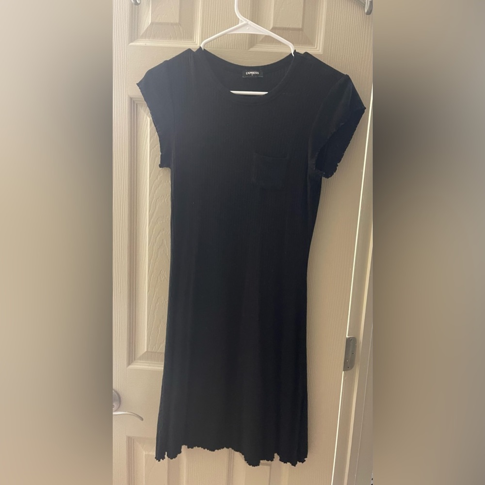 Black Express T-shirt dress